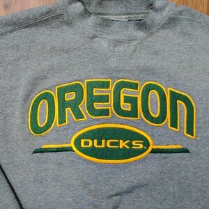 Vintage Oregon Ducks Embroidered Crewneck Sweatshirt